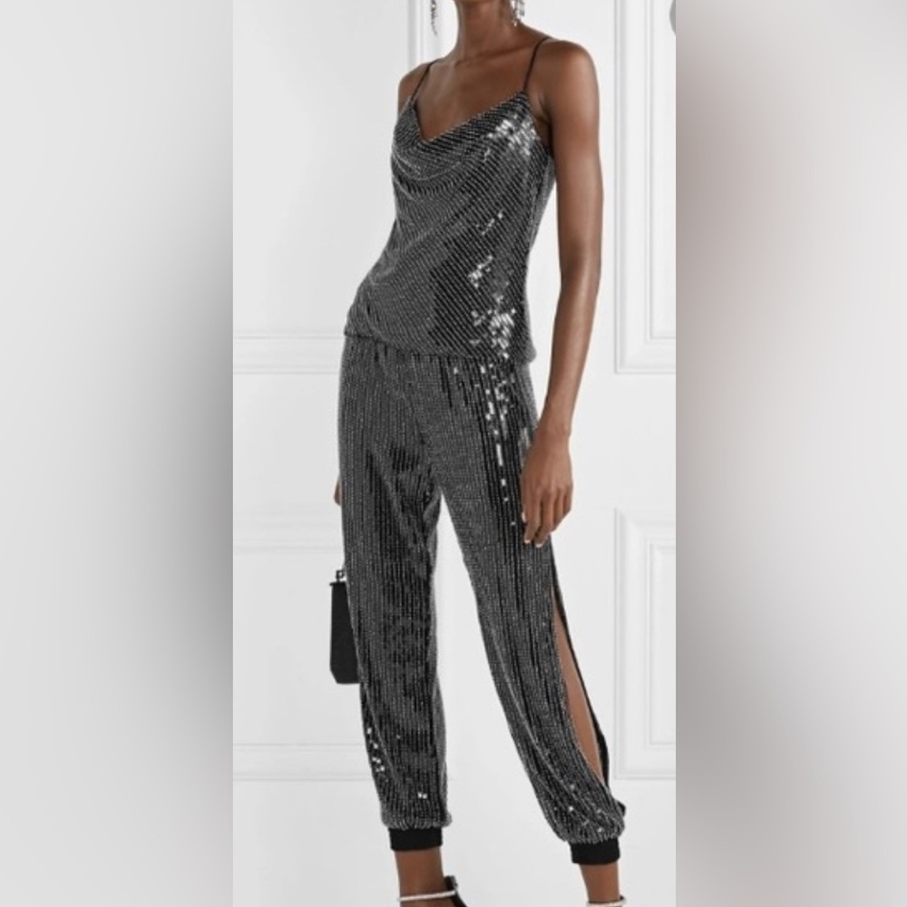 NWT HANEY SEQUIN EMBELLISHMENTS JOGGER PANTS